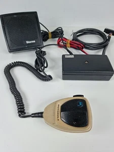 Vintage Motorola Handmikrofon, Storno Lautsprecher & Anschlussbox Zwei Wege Radio - Bild 1 von 19