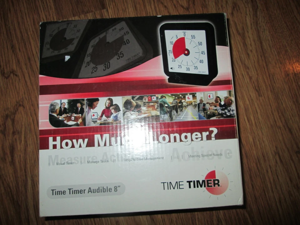 TIME TIMER AUDIBLE 8" VISUAL TIMER special needs time out NEW - Image 1 of 1