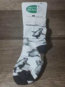 1 PAIR Penguin Print Socks Size Child 8-13 - Picture 1 of 3