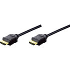 Digitus HDMI Anschlusskabel HDMI-A Stecker, HDMI-A Stecker 5.00 m Schwarz AK-...