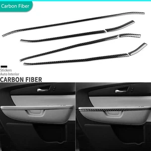 7Pcs Real Carbon Fiber Interior Door Panel Trim Strips For GMC Acadia 2007-2012 - Picture 1 of 24