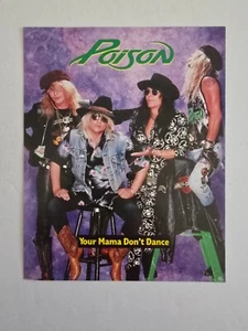 Poison - Your Mama Don't Dance (7" Coloured Vinyl) - Picture 1 of 5