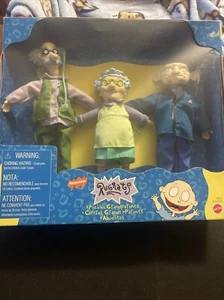 New 1998 Nickelodeon Rugrats Pickles Grandparents Plush Character Figures Mattel - Picture 1 of 18