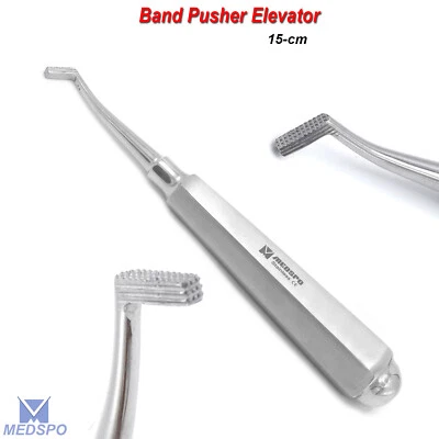 MEDSPO Orthodontic Surgical Band Pusher Elevator Surgery Ortho Dental Braces Instrument
