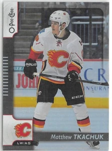 2017-18 O-Pee-Chee Rainbow Black #22 Matthew Tkachuk/100 - Imagen 1 de 2