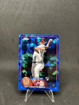 2023 Topps Chrome Update Sapphire USCS260 Peyton Battenfield Guardians Rookie  - Image 1 of 2