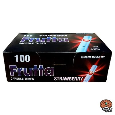 Frutta Strawberry  Erdbeere Click-Zigarettenhülsen / Filter Hülsen mit Geschmack - Bild 1 von 2