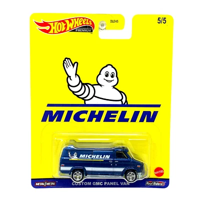 Hot Wheels Premium Pop Culture Michelin Custom GMC Panel Van 1:64 Diecast - Изображение 1 из 3