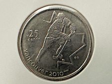 Canada 25 cents Hockey Circulated Canadian Quarter- 2007