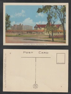 Postal Moncton New Brunswick Canadian National Railways Depot pub sin usar. PECO - Imagen 1 de 3