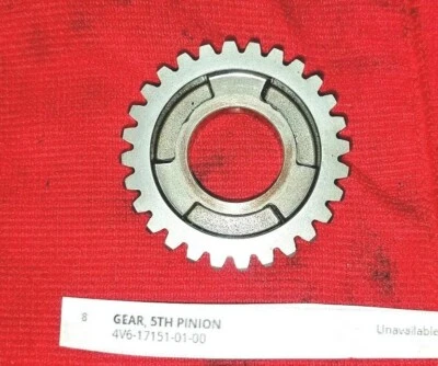 IT490 YAMAHA 1984 (LOTE 1) PINHÃO DE ENGRENAGEM DE TRANSMISSÃO 5º Quinto - Imagem 1 de 4