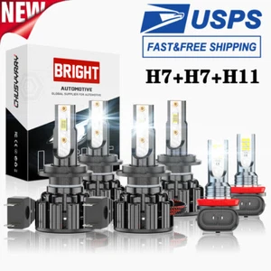 Para For Mercedes Benz GL350 GLK350 2010-2012 LED faro + luz antiniebla 6X - Picture 1 of 20