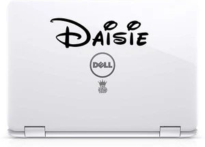 Personalised Laptop Name Sticker - Custom Walt 2 Style Vinyl Decal Car 20cm 8" - Picture 1 of 9