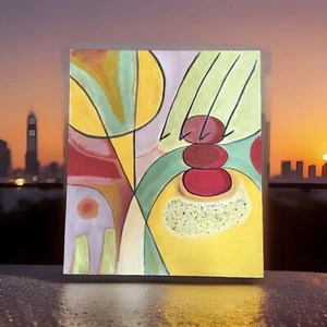 LISTED ARTIST painting ABSTRACT expressionism Dr. Benjamin Gross 26" x 30" - Picture 1 of 8