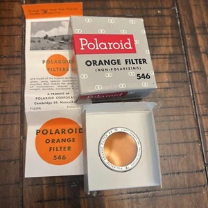 POLAROID NON POLARIZING 546 ORANGE FILTER #4 for Polaroid Land Cameras - Picture 1 of 5