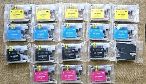 18 New Ink Cartridges Brothers Printer 5 LC-103CXL, Cyan 3 LC-103BK XL, Magenta - Picture 1 of 4