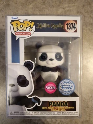 Funko Pop! Panda 1374 Flocked Special Edition Jujutsu Kaisen In Protector — 第 1/4 张图片