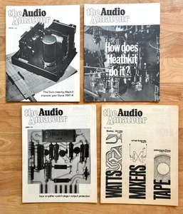 AUDIO AMATEUR Magazine 1970 Complete Year Lot of 4 Issues 1 2 3 4 Premier Issue - Picture 1 of 1