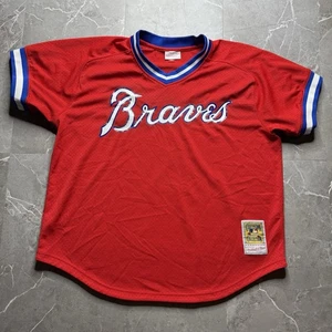 Mitchell & Ness Cooperstown Collection Atlanta Braves 2XL Dale Murphy Red Jersey - Picture 1 of 9