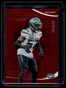 Panini Prestige Xtra Points 2023 rojo C.J. Mosley 523/599 New York Jets #227 - Imagen 1 de 2