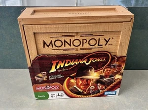 Monopoly Indiana Jones Edition 2008 Has to Board Game New/ Missing 1 Token - Picture 1 of 10