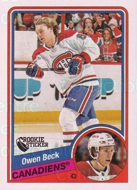 2023-24 Topps Stickers #621 Owen Beck - Image 1 of 1