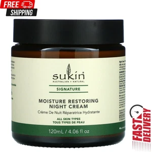 Premium Sukin Moisture Restoring Night Cream 120ml - Picture 1 of 5