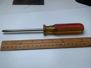 Vermont American 50232, 8in. Phillips #2 Screwdriver, Amber/Red, USA - Picture 1 of 8