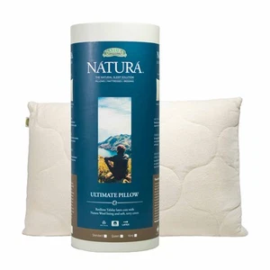 Natura Ultimate Pillow - Talalay Latex Core & Wool Cover - Picture 1 of 6