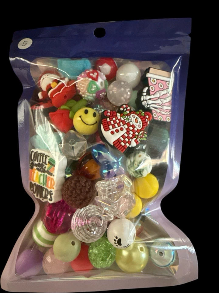 Lote de 55+ cuentas, focos y espaciadores para bolígrafos con cuentas Foto 1 de 1