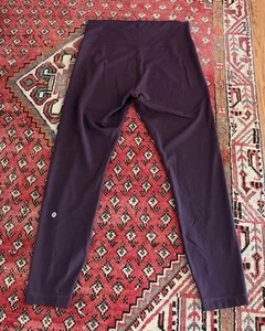Lululemon Wunder Train High-Rise Tight 25" Rosso Merlot TAGLIA 12 morbido LW5CQDS - Foto 1 di 5