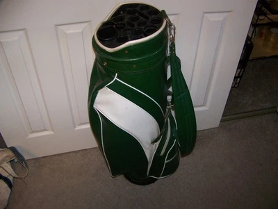 Bolsa de cuero modelo Wilson Staff de colección con capucha para lluvia 14 palos/3 cremalleras Foto 1 de 4