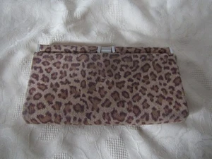 River Island Leopardenmuster Clutch Handtasche Handtasche Kunstleder Tasche 8,5" x 4,5" - Bild 1 von 3