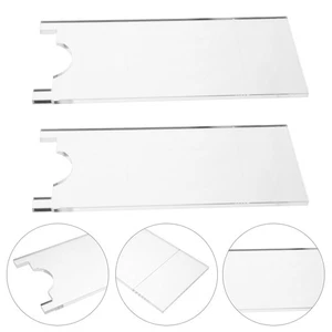 2pcs Couch Stoppers: Transparent Under Couch Furniture Wall Protector - - Picture 1 of 12