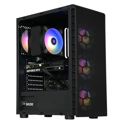 Mesh Gaming PC - Intel I7-12700KF, 16GB RAM, 1TB SSD, RTX 5060 Ti, Win11, WiFi + BT - Image 1 of 4