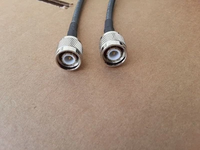 US MADE LMR-195 (LSR-195) TNC Male to TNC Male RF Antenna 50 Ohm cable lot - Image 1 of 3