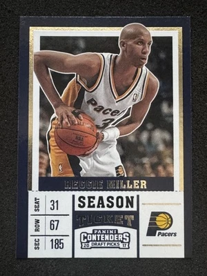 2017-18 Contenders Draft Picks Reggie Miller #41B Indiana Pacers HALL OF FAME - Image 1 of 2
