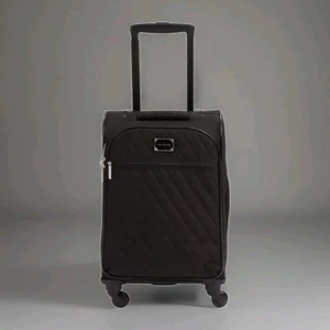 Vera Bradley 22" Maleta Spinner Equipaje Clásico Negro Viaje Equipaje de Mano - Imagen 1 de 3