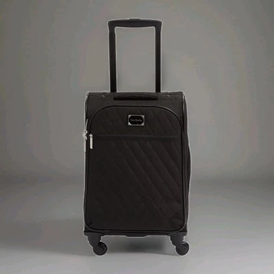 Vera Bradley 22" Spinner Suitcase Luggage Classic Black Travel Carry On