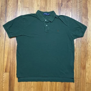 Polo Ralph Lauren Poloshirt Herren XL Preppy Classic Pony Baumwolle Grün - Bild 1 von 13