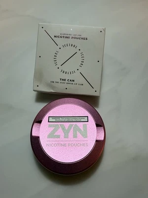 Lata de metal ZYN elétrica rosa rosa NOVA AUTÊNTICA ICETOOL EDIÇÃO LIMITADA ESGOTADA - Imagem 1 de 3