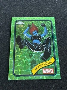 2025 Topps Chrome Marvel #7 Mystique Hulk Green Lazer Refractor /99 - Picture 1 of 7