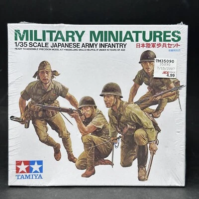 Tamiya Military Miniatures 1/35 Japanese Army Infantry Model Kit Diorama - NIB - Image 1 of 4