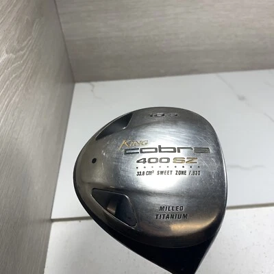 "Driver King Cobra Golf Club 400 talla derecha 10,5 acero rígido flexible 45-3/4"" de gran tamaño" Foto 1 de 4