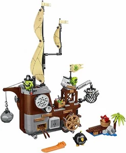 LEGO 75825 Angry Birds Piggy Pirate Ship Red Bomb Pirate Pig Leonard Eggs Ahoy! - Picture 1 of 4