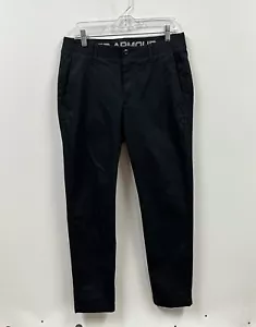 Under Armour Golf Pants Mens34x33 Black Chino Drive Pants - Picture 1 of 11