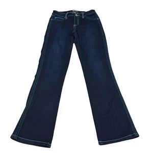 Pantalones de mezclilla para mujer Wrangler Rock 47 corte bota azul oscuro, talla 26 x 32 - Imagen 1 de 11