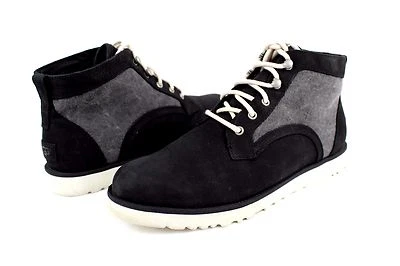 BOTAS UGG AUSTRALIA BETHANY LONA NOBUCK PIEL DE OVEJA NEGRAS TALLA 8 EE. UU. Foto 1 de 4