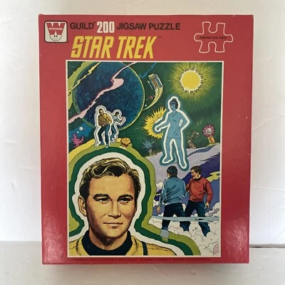 全新未拆封! 惠特曼星际迷航协会 200 件拼图柯克 — 第 1/3 张图片