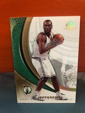 2005-06 Upper Deck SP Game Used Al Jefferson Gold Base Card #’d 1/1